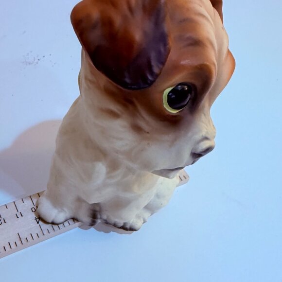 Kawaii Big Eye Puppy Figurine Ceramic Terrier Dog VTG 1970s Homco Collectible - Picture 11 of 12